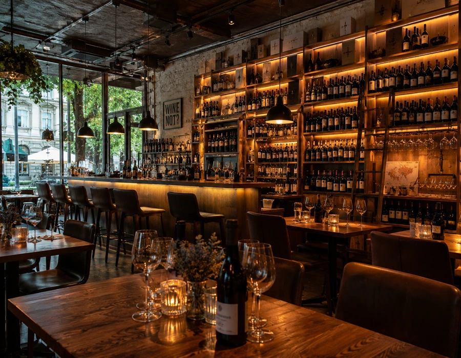 Premium modern wine bar in Chișinău, Moldova